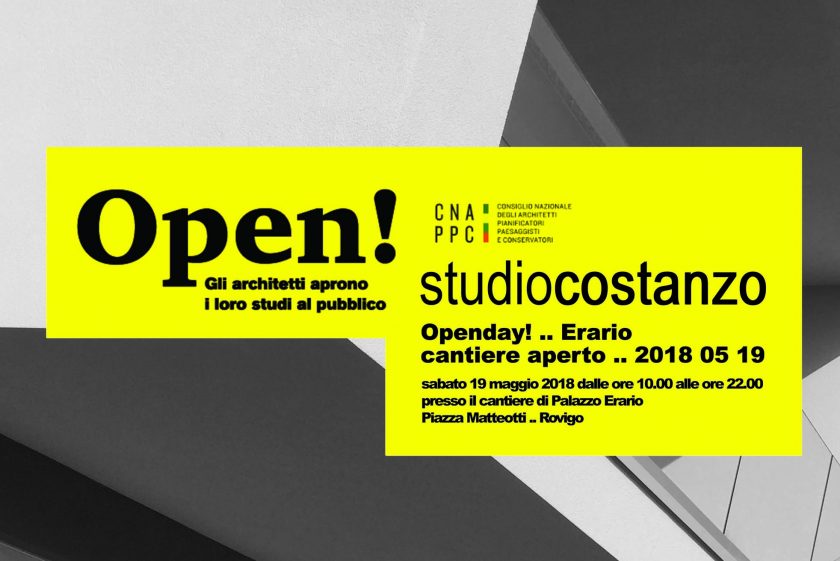 Open day 19 Maggio 2018 (seconda edizione)